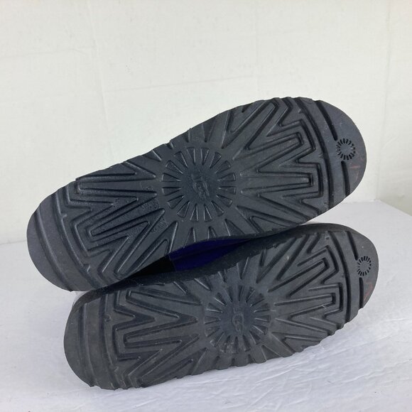 UGG Women Sz 9 Classic Clear Purple Sherpa Lined Clear Mini Boot Ankle Pull On - Picture 10 of 10